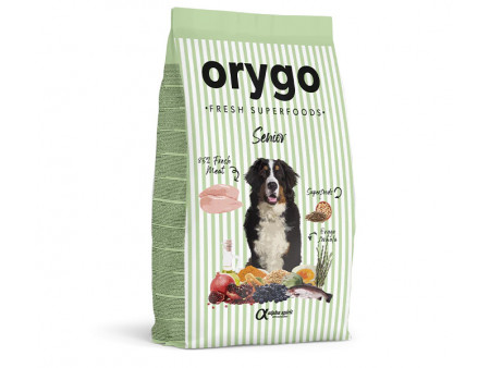 Orygo senior pollo con legumbre 8 kg