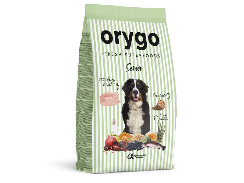 Orygo senior pollo con legumbre 8 kg