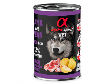 Cordero con pera 6 x 400 g